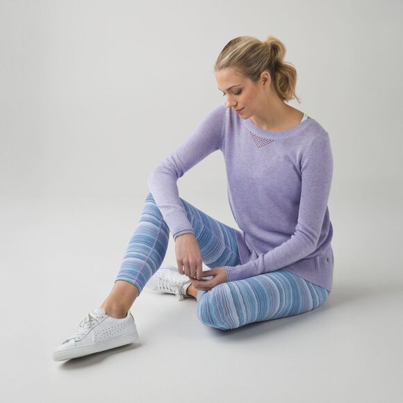 lululemon Sunset Savasana II in Heathered Lilac - sz 6 - Picture 1 of 11